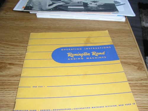 Remington rand adding machines - rand,