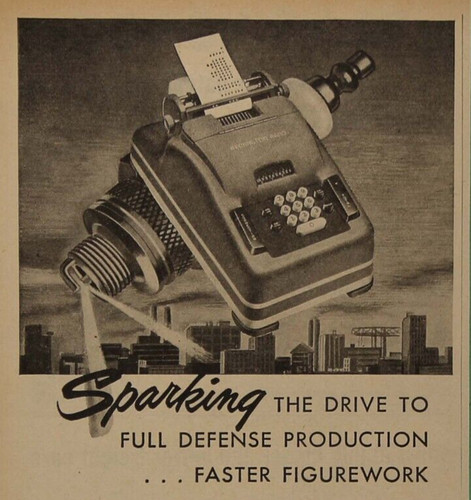 Remington rand electric adding - rand,